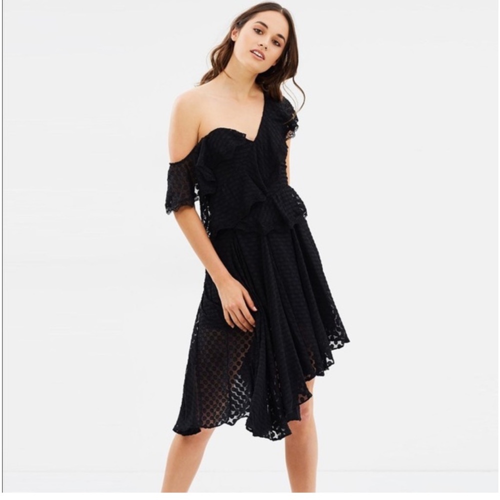 New Bardot Senorita Black Dress 4/XS